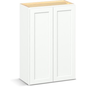 Reliabilt Parkstone II Reliabilt Parkstone II Brilliant White Wall Cabinet, 2 Doors, 24-in x 36-in - 641245 | Lowe's Pro Supply